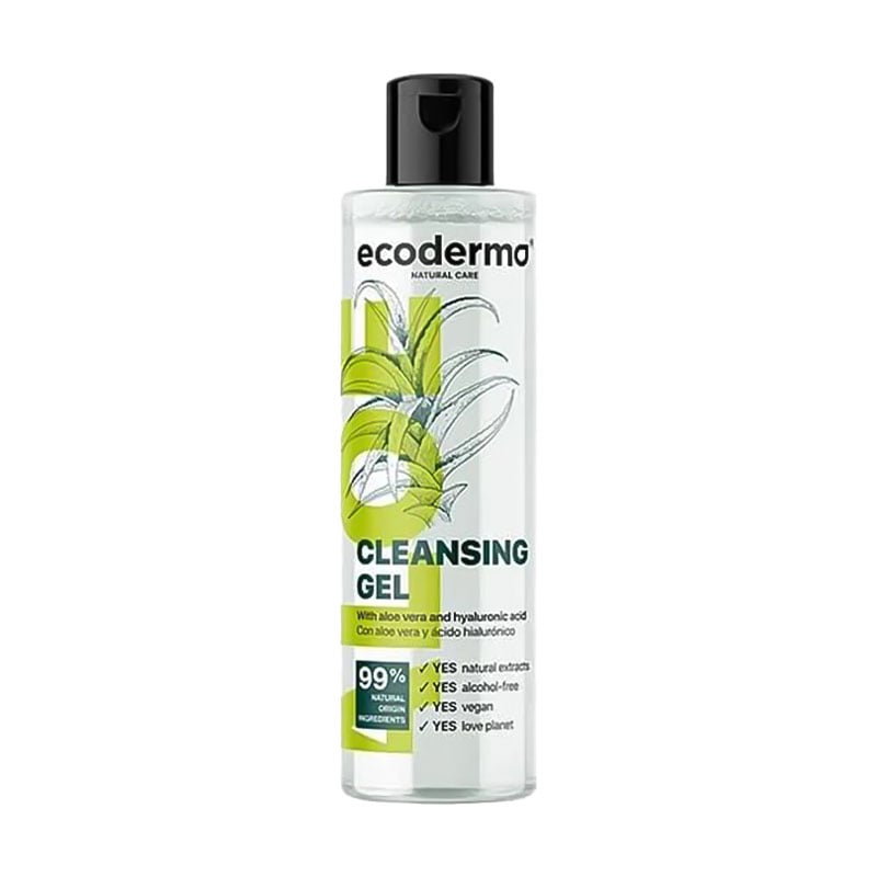 Гель для вмивання Ecoderma Biphase Make-Up Remover з алое вера та гіалуроновою кислотою, 200 мл